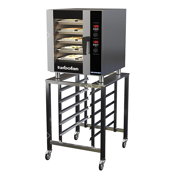 Efficient Moffat E33 Convection Oven 3D model image 1