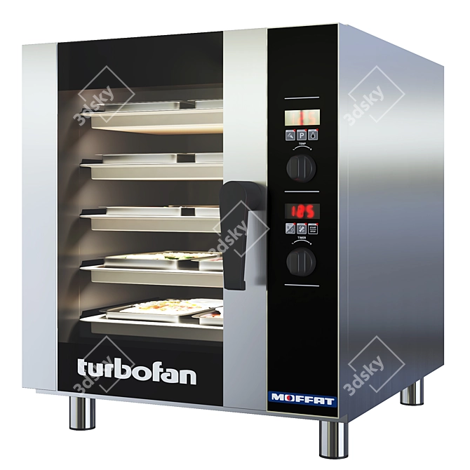 Efficient Moffat E33 Convection Oven 3D model image 3