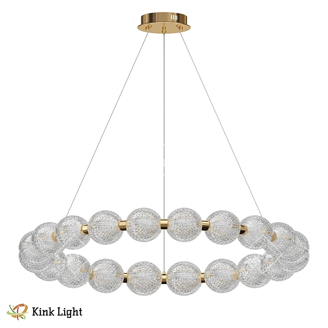 Clodie Bronze Pendant Light 3D model image 1