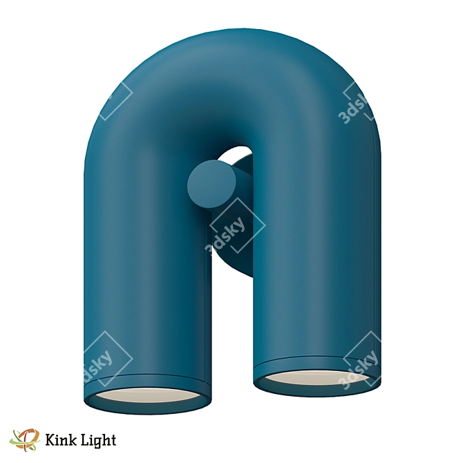 Kink Light Loft Series Wall Sconce 3D model image 2