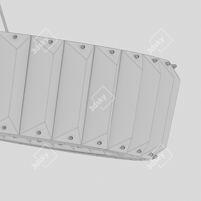 Olli Bronze Pendant Light 60cm 3D model image 2