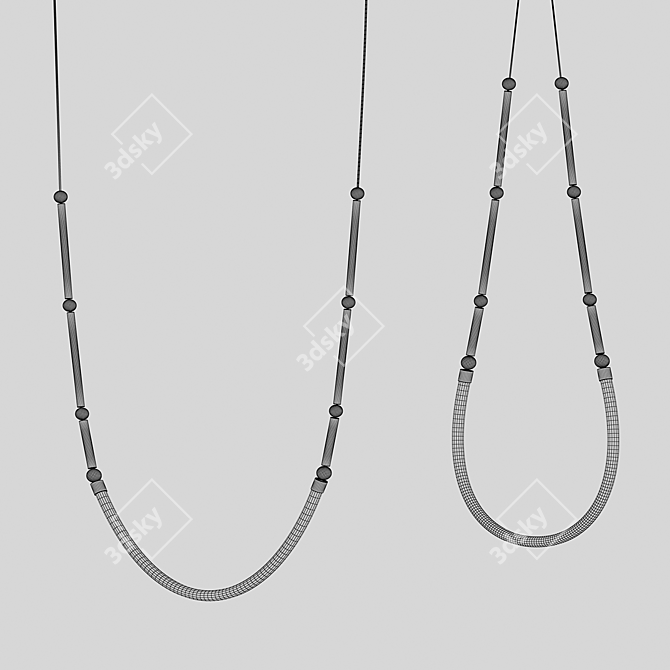 Bofort Pendant Light Fixture 3D model image 3