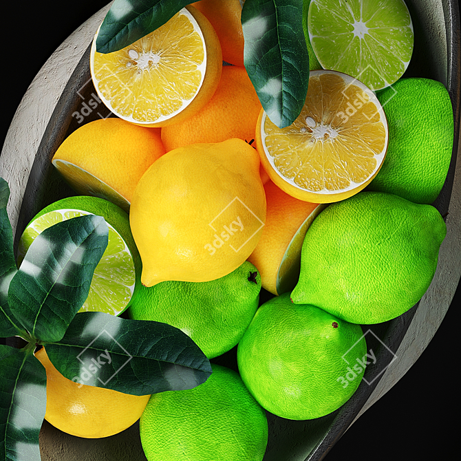 Citrus 3D Model OBJ Corona 3D model image 3