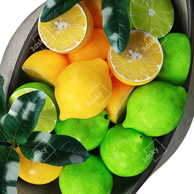 Citrus 3D Model OBJ Corona 3D model image 7