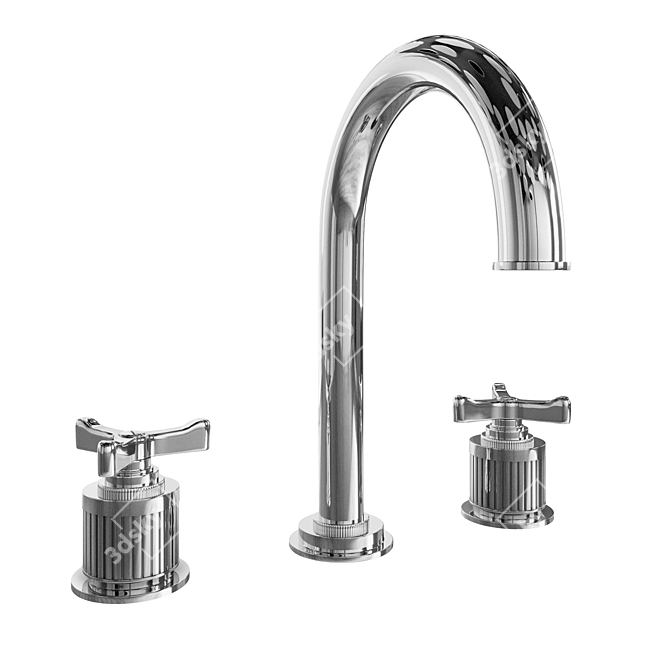 Luxurious Hamptons Collection Faucets 3D model image 1