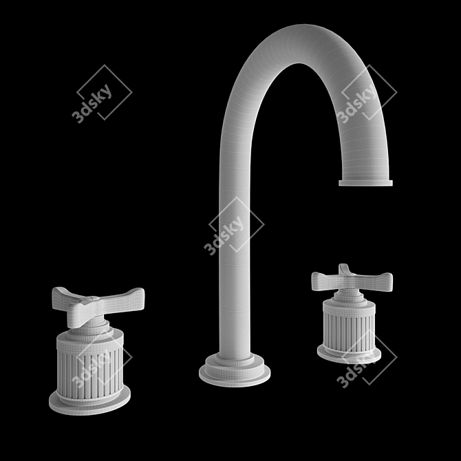 Luxurious Hamptons Collection Faucets 3D model image 3