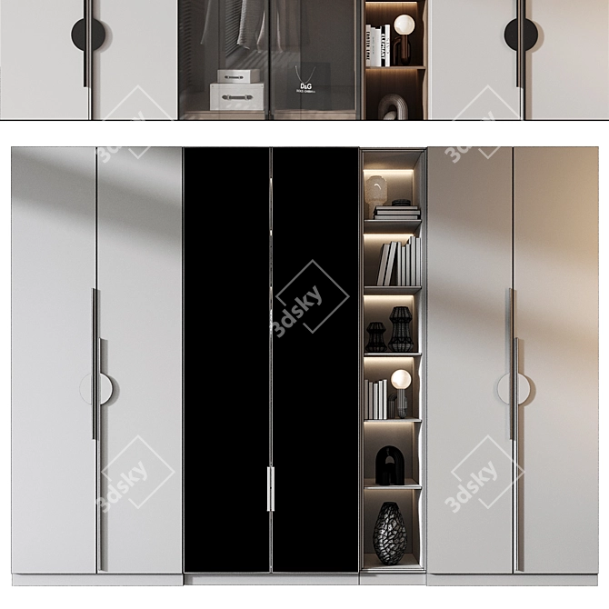 Modern Furniture Set | Editable 3D model image 2