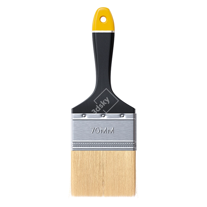 Painter's Brush 3D model image 1