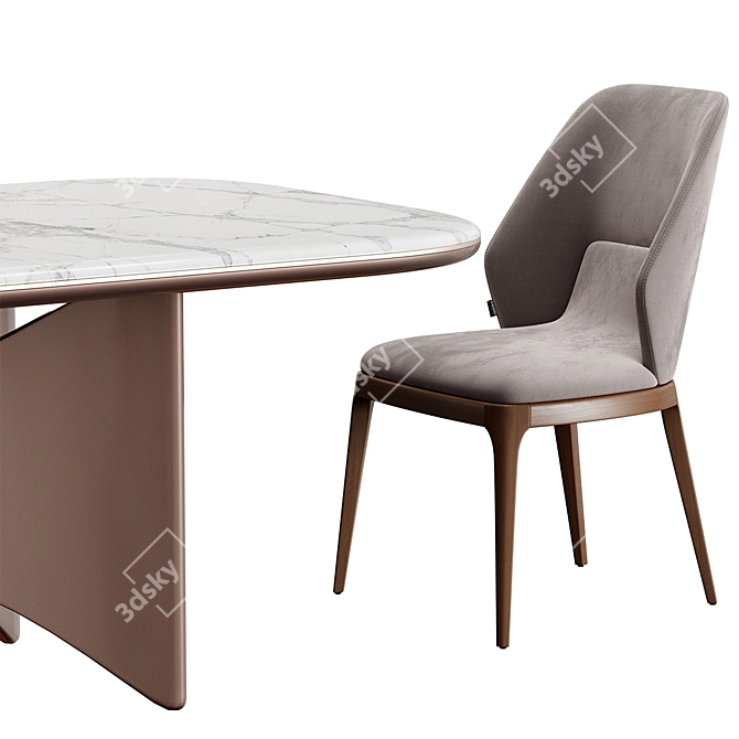 Emporio Blues Dining Set 3D model image 4