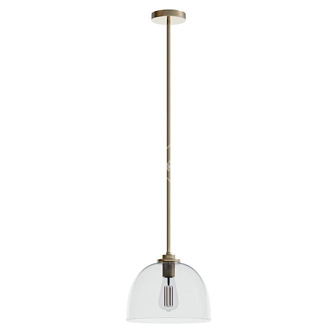 Sevierville Pendant Light Fixture UV Mapped 3D model image 2