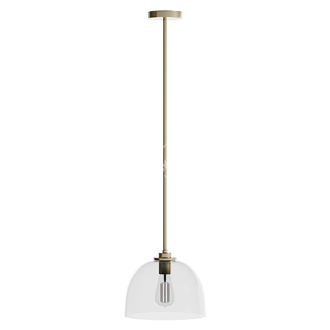 Sevierville Pendant Light Fixture UV Mapped 3D model image 3