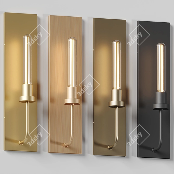 Elegant Sheridan Wall Sconce_cast subtle glow 3D model image 4