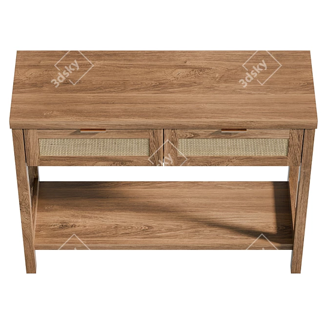 Tropical-inspired Console Table 3D model image 3