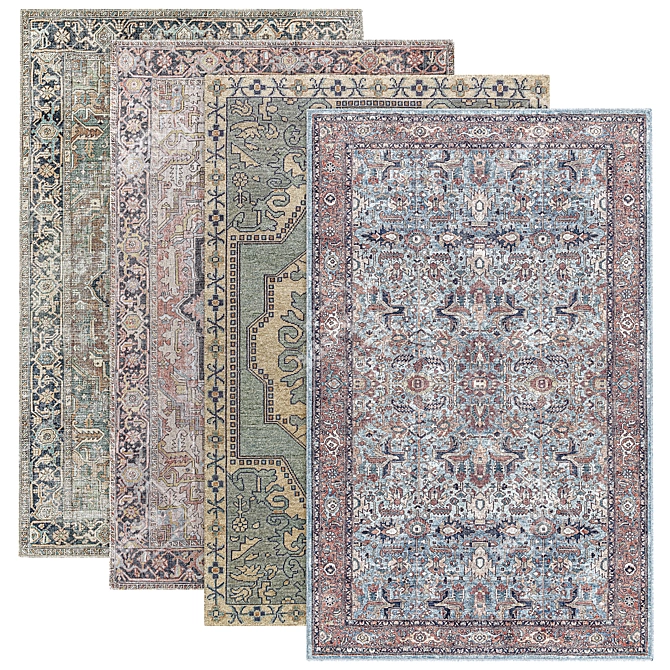 Russian Traditional Rugs Model 3D model image 1