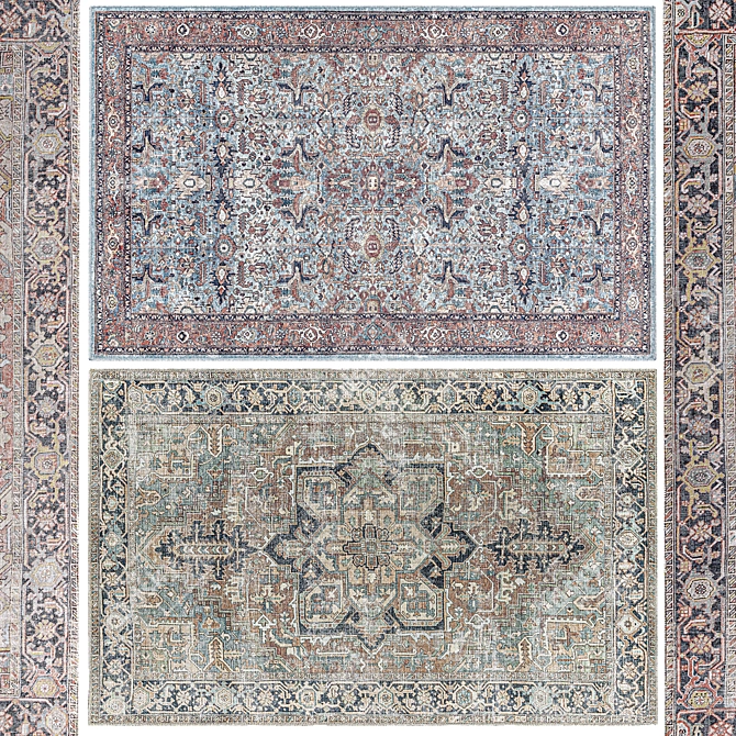 Russian Traditional Rugs Model 3D model image 2