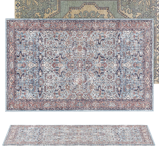 Russian Traditional Rugs Model 3D model image 3