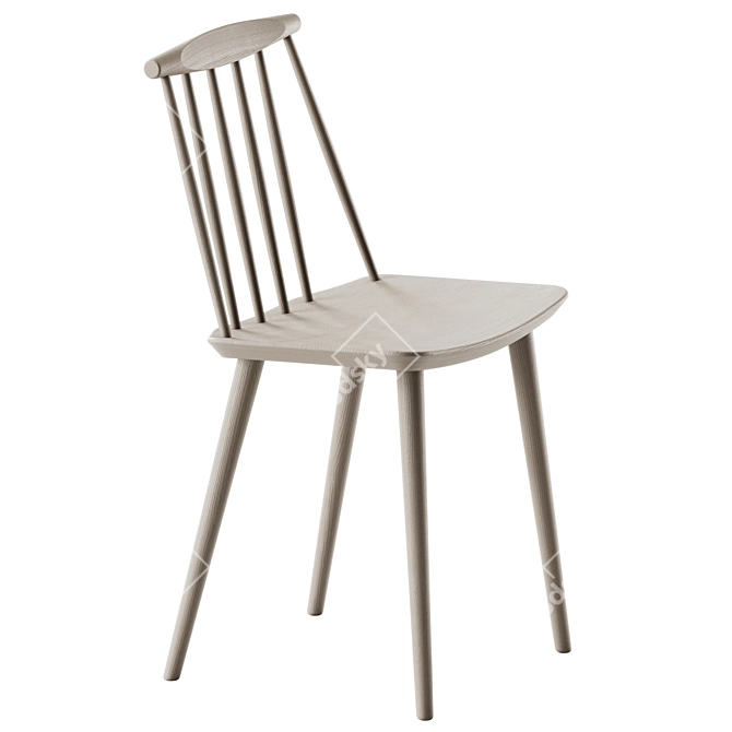 Modern Hay Chair J77 Furniture 3D model image 2