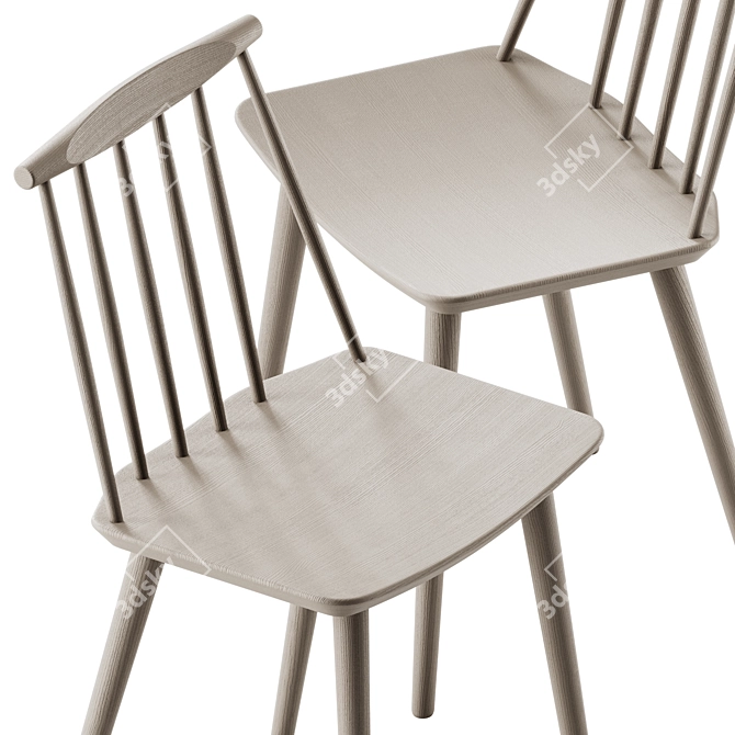 Modern Hay Chair J77 Furniture 3D model image 3