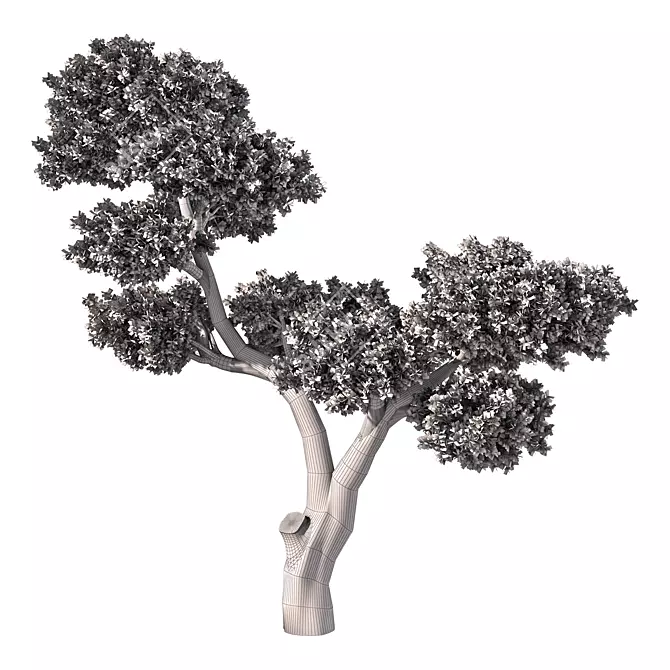 Contemporary Tree Sculpture: No.96 3D model image 3