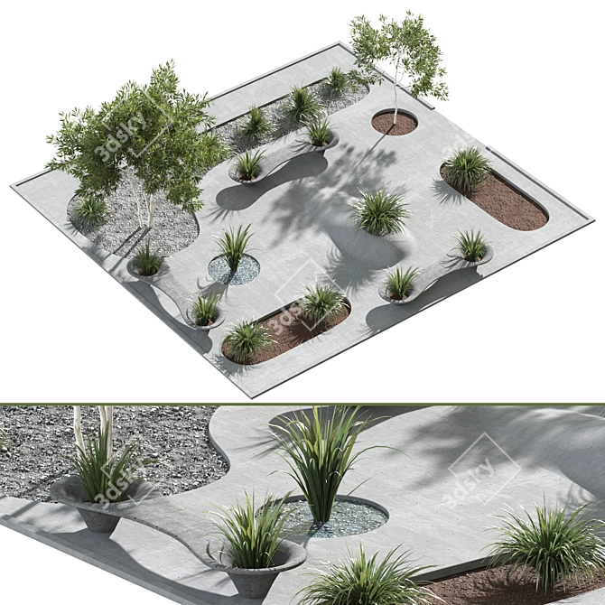 Town Square Render View 3D model image 1