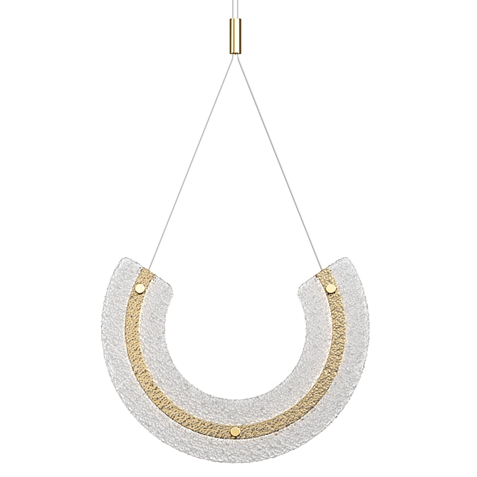 "Maya Maytoni Glass Pendant Light 3D model image 4
