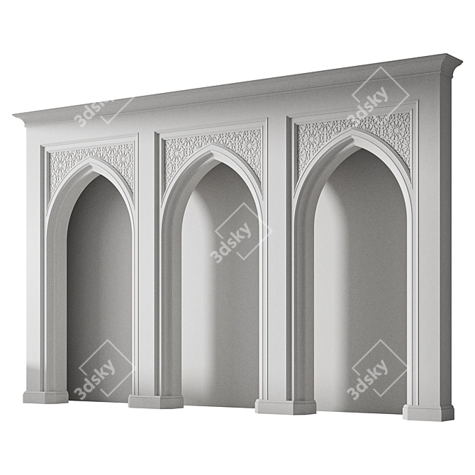 Adjustable Arabesque Arch Kit 3D model image 5