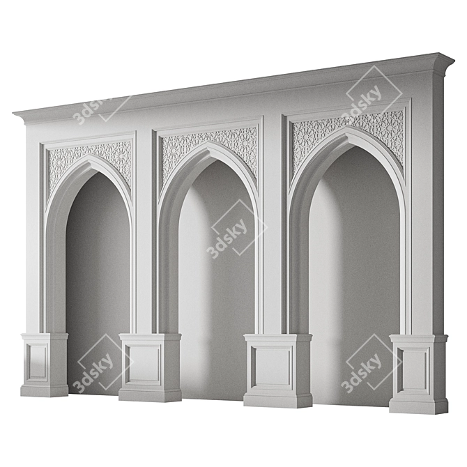 Adjustable Arabesque Arch Kit 3D model image 6