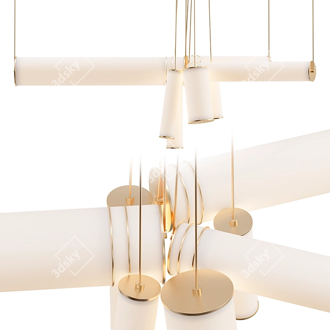 Sleek Pitch Light Collection Design 3D model image 2