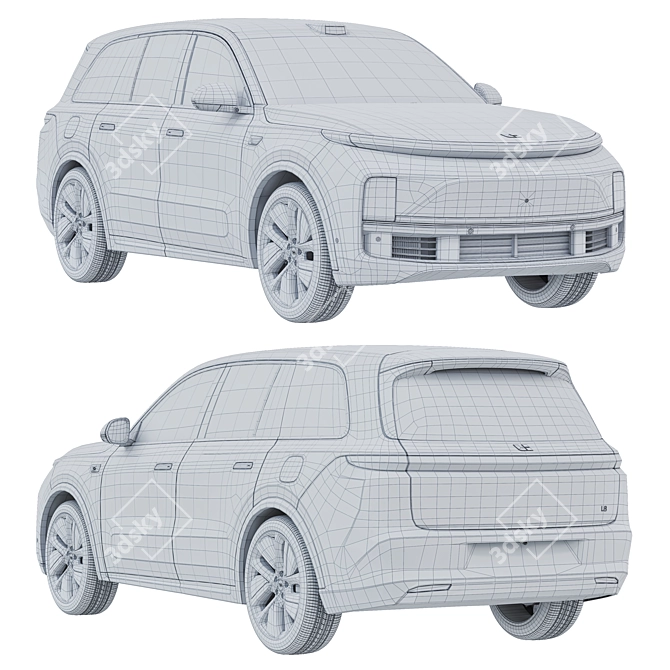 Lixiang Li L8 Model Archive 3D model image 6