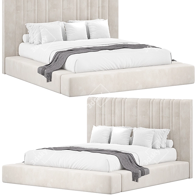 Luxury Sensatori Bed - 3D Model 3D model image 1