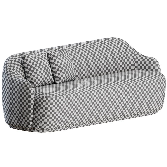 Fogia Barba Club Sofa: Modern Elegance 3D model image 2