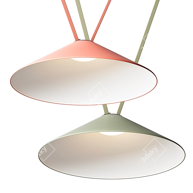 Vibia Plus Minus Pendant Light 3D model image 1