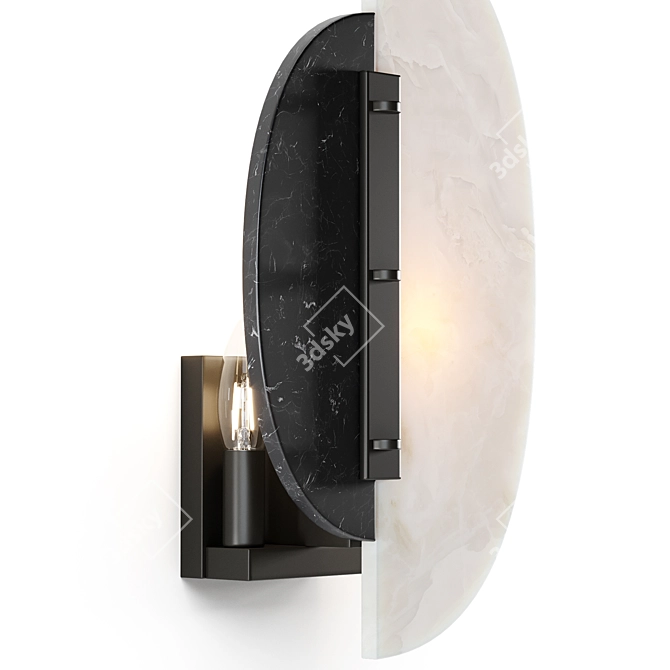 Eclipse Sconce by Black Rooster Decor 3D model image 2