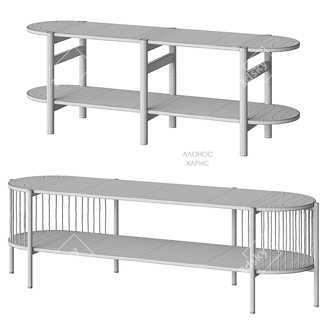 Alonos & Haris TV Stand 3D model image 5