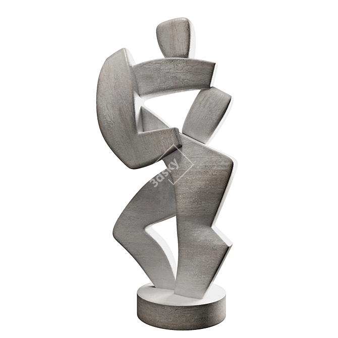 JEFF METZ Abstract Sculpture 3D model image 1