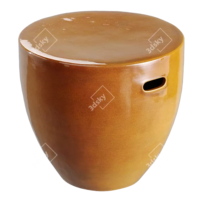 Mesquida Ceramic Side Tables Set 3D model image 4