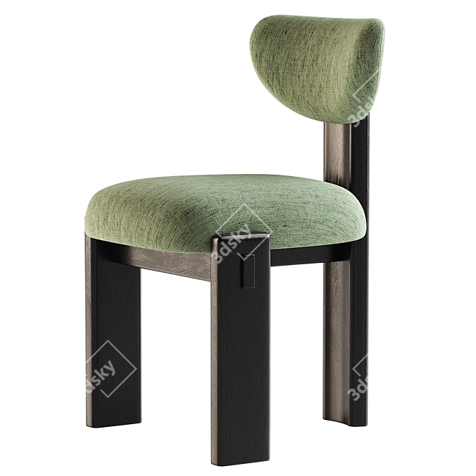 Sleek Elio Chair Design 3D model image 1