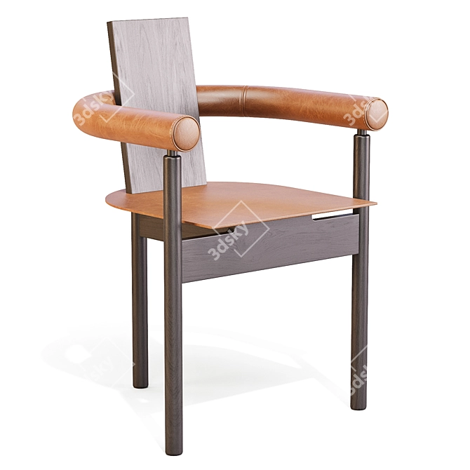 Orbe Comb Dining Chair - Exquisite Spherical Design 3D model image 1