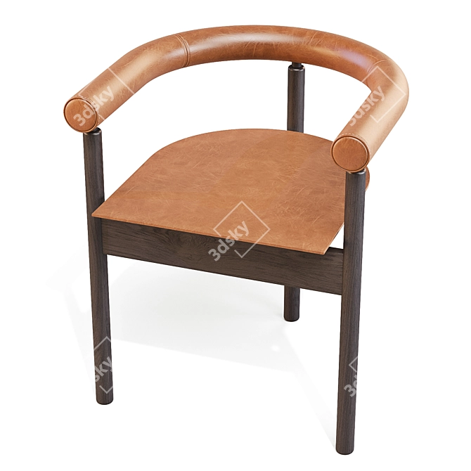 Orbe Basic Dining Chair - Artistic Elegance 3D model image 5