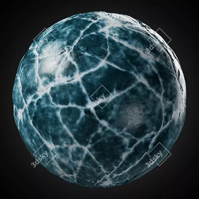 Cracked Ice 4K Textures Bundle 3D model image 4