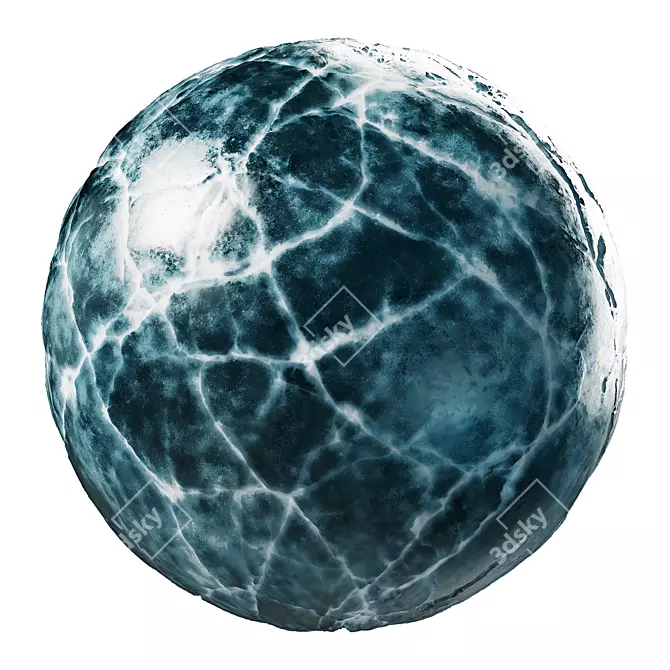 Cracked Ice 4K Textures Bundle 3D model image 7