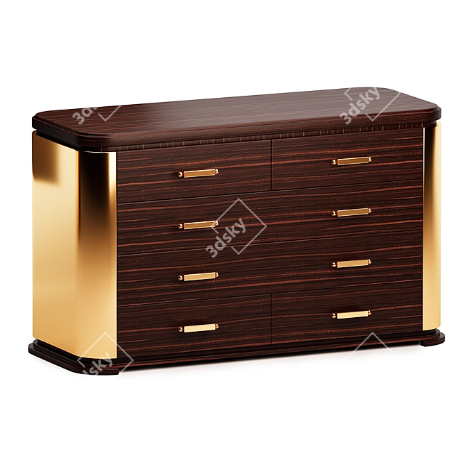 Sophisticated Ermete Dresser 3D model image 1