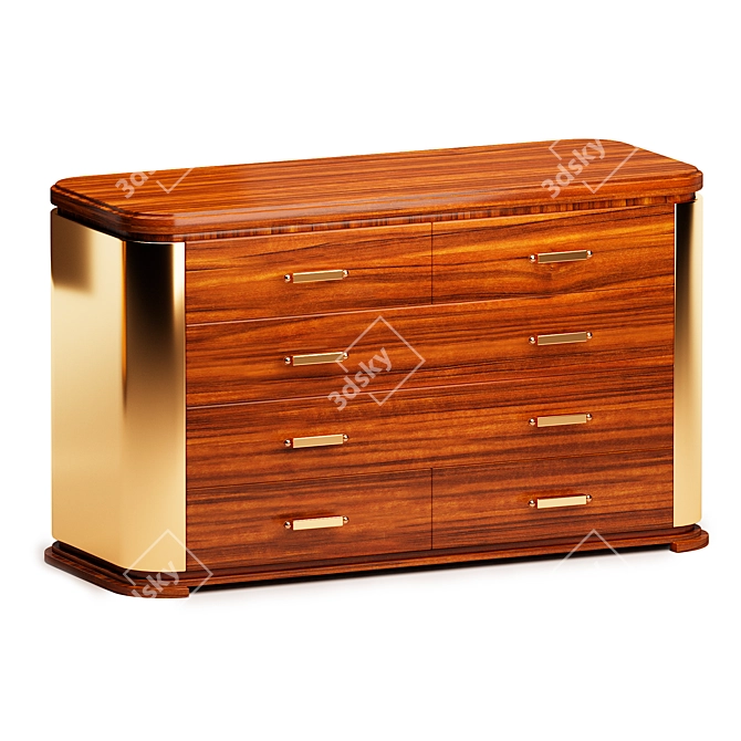 Sophisticated Ermete Dresser 3D model image 2