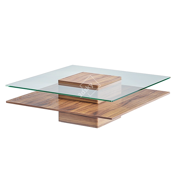 Modern Walnut Avner Tables 3D model image 6