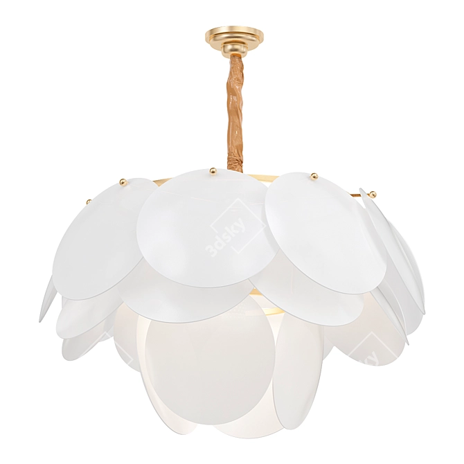 Elegant Design FRANCH Chandelier 3D model image 1