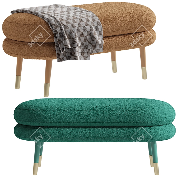 Cozy Duo Seating Solution 3D model image 1