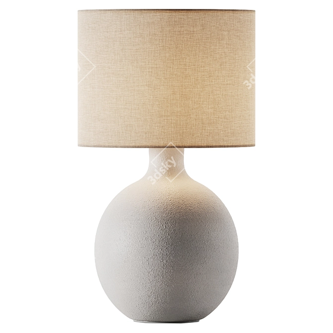 Sleek Modern Table Lamp 3D model image 1