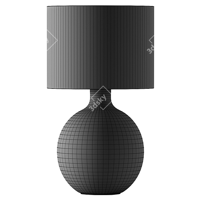Sleek Modern Table Lamp 3D model image 3