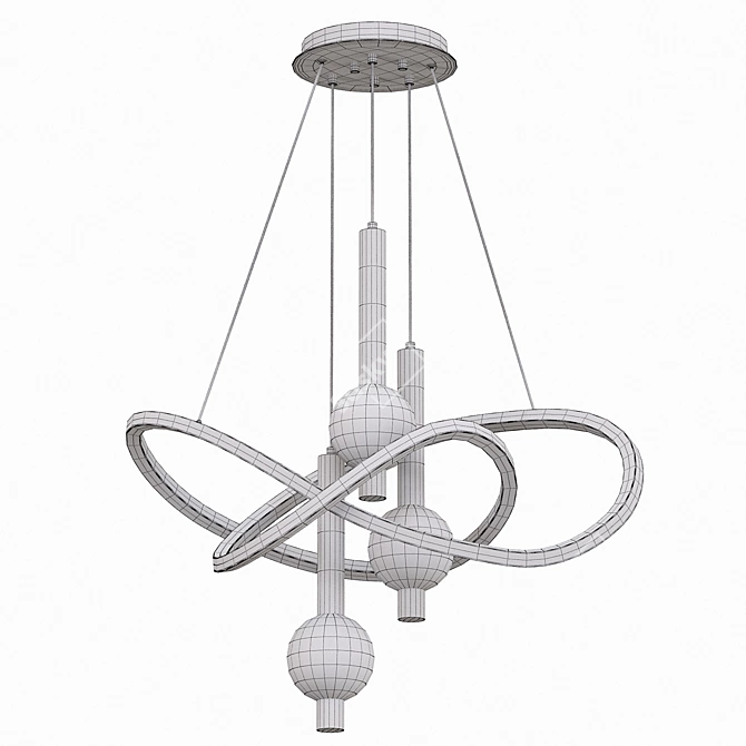 Scandinavian Style Chandeliers 3D model image 3