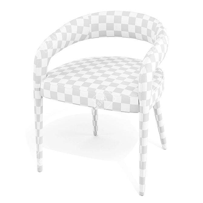 Brett Beldock Sculptural Dining Chair 3D model image 6